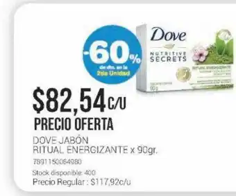 La Santé Dove Jabón Ritual Energizante -60% De Dto. En La 2da Unidad oferta