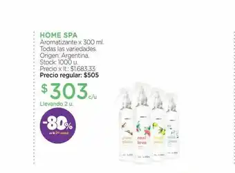 Farmacity Home Spa Aromatizante -80% En La 2da Unidad oferta