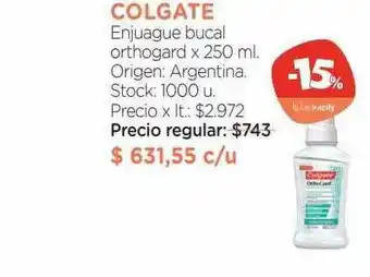 Farmacity Colgate Enjuague Bucal Orthogard oferta