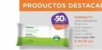 Farmacity Farmacity Jabón Antibacterial -50% En La 2da Unidad oferta