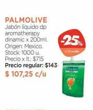 Farmacity Palmolive Jabón Liquido Dp Aromatherapy Dinamic oferta