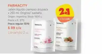 Farmacity Farmacity Jabón Liquido Cremoso Doypack oferta