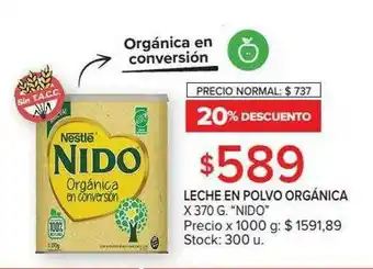 Carrefour Market Leche En Polvo Organica Nido 20% Descuento oferta