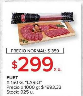 Carrefour Market Fuet Lario oferta