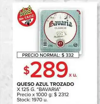 Carrefour Market Queso Azul Trozado Bavaria oferta