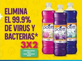 Supermercados Todo Limpiador Líquido Poett Varias Fragancias oferta