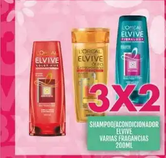 Supermercados Todo Shampoo Acondicionador Elvive Varias Fragancias oferta
