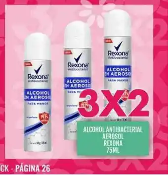 Supermercados Todo Alcohol Antibacterial Aerosol Rexona oferta