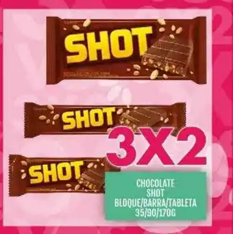 Supermercados Todo Chocolate Shot Bloque Barra Tableta oferta