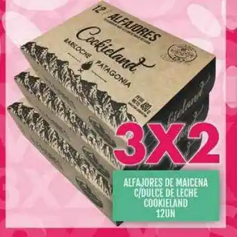 Supermercados Todo Alfajores De Maicena C Dulce De Leche Cookieland oferta