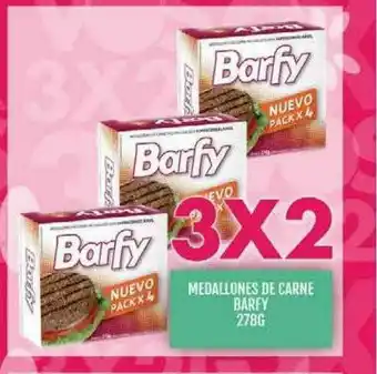Supermercados Todo Medallones De Carne Barfy oferta
