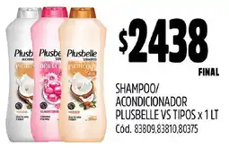 Supermercados Yaguar Plusbelle Shampoo/Acondicionador oferta