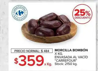 Carrefour Market Morcilla Bombón Carrefour 25% Descuento oferta