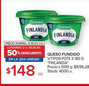 Carrefour Market Queso Fundido Finlandia Llevando 2 U. Iguales 50% Descuento En La 2da Unidad oferta
