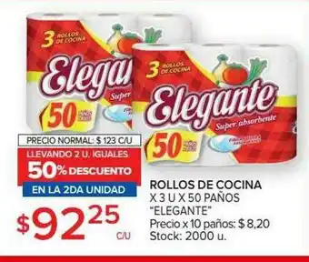 Carrefour Market Rollos De Cocina Elegante Llevando 2 U. Iguales 50% Descuento En La 2da Unidad oferta
