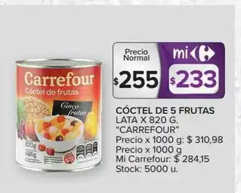 Carrefour Market Cóctel De 5 Frutas Carrefour oferta