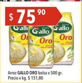 Hergo Arroz Gallo Oro oferta