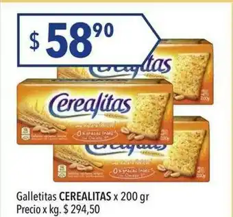 Hergo Galletitas Cerealitas oferta