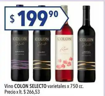 Hergo Vino Colon Selecto Varietales oferta