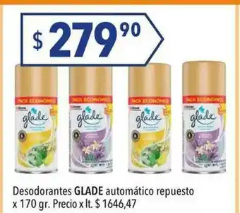 Hergo Desodorantes Glade Automatico Repuesto oferta