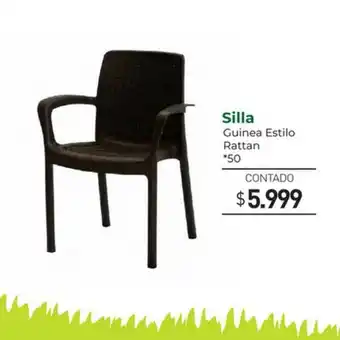 Silla Guinea Estilo Rattan