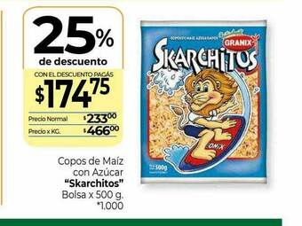 La Anonima Copos De Maíz Con Azúcar oferta