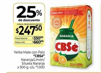 La Anonima Yerba Mate Con Palo oferta