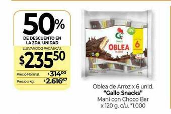 La Anonima Oblea De Arroz oferta
