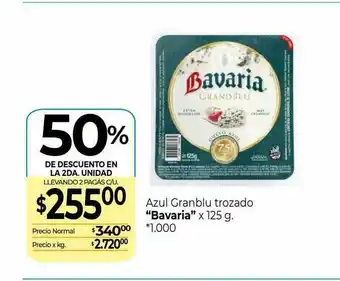La Anonima Azul Granblu Trozado Bavaria 50% De Descuento En La 2da Unidad oferta