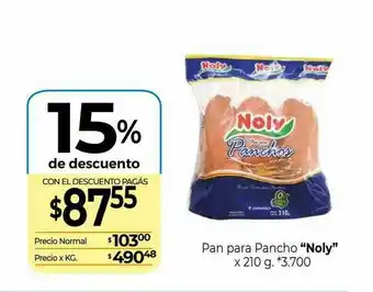 La Anonima Pan Para Pancho Noly 15% De Descuento oferta