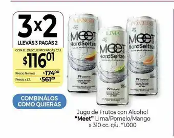La Anonima Jugo De Frutos Con Alcohol Meet Lima Pomelo Mango oferta