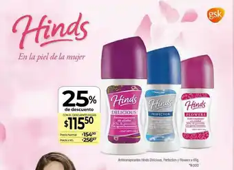 La Anonima Antitranspirantes Hinds Delicious Perfection Flowers 25% De Descuento oferta