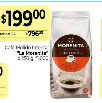 La Anonima Café Molido Intenso La Morenita oferta