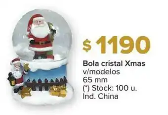 Carrefour Bola Cristal Xmas V Modelos 65 Mm oferta