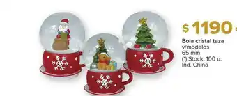 Carrefour Bola Cristal Taza V Modelos 65 Mm oferta