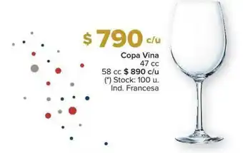 Carrefour Copa Vina 47 Cc 58 Cc oferta
