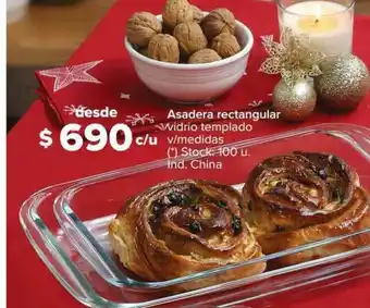 Carrefour Asadera Rectangular Vidrio Templado V Medidas oferta