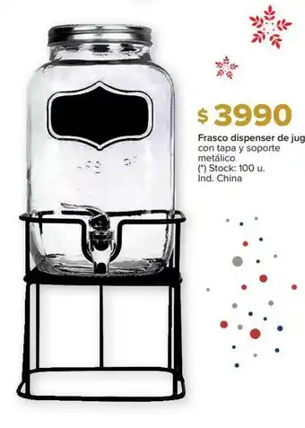 Carrefour Frasco Dispenser De Jugo oferta