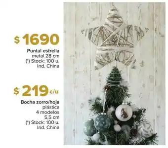 Carrefour Puntal Estrella Bocha Zorro Hoja oferta