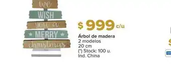 Carrefour árbol De Madera 2 Modelos oferta