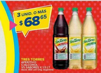 Carrefour Maxi Tres Torres Aperitivo C Alcohol oferta