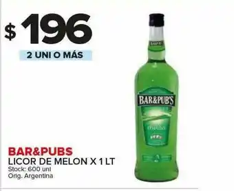 Carrefour Maxi Bar&pubs Licor De Melon oferta