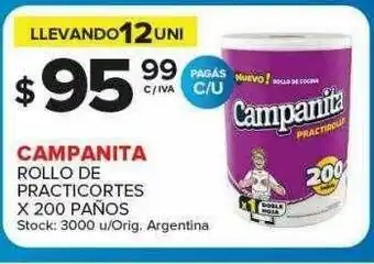 Carrefour Maxi Campanita Rollo De Practicortes oferta