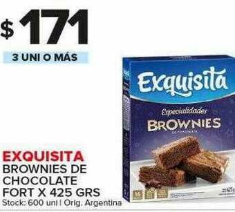 Carrefour Maxi Exquisita Brownies De Chocolate Fort oferta