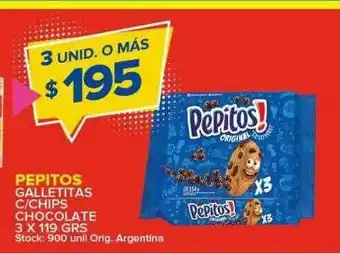 Carrefour Maxi Pepitos Galeltitas C Chips Chocolate oferta