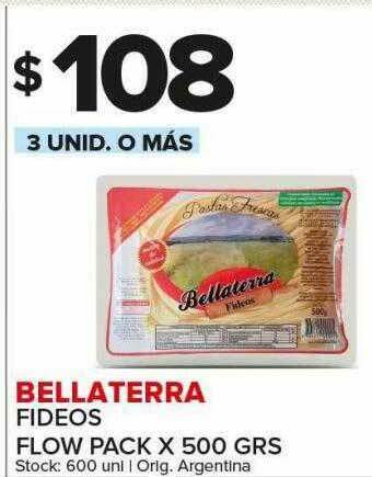 Carrefour Maxi Bellaterra Fideos Flow Pack oferta