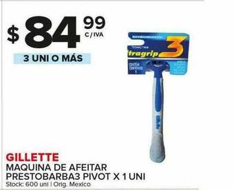 Carrefour Maxi Gillette Maquina De Afeitar Prestobarba3 Pivot oferta