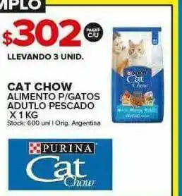 Carrefour Maxi Cat Chow Alimento P Gatos Adulto Pescado oferta