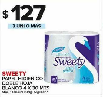 Carrefour Maxi Sweety Papel Higienico Doble Hoja Blanco oferta