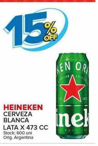 Carrefour Maxi Heineken Cerveza Blanca oferta